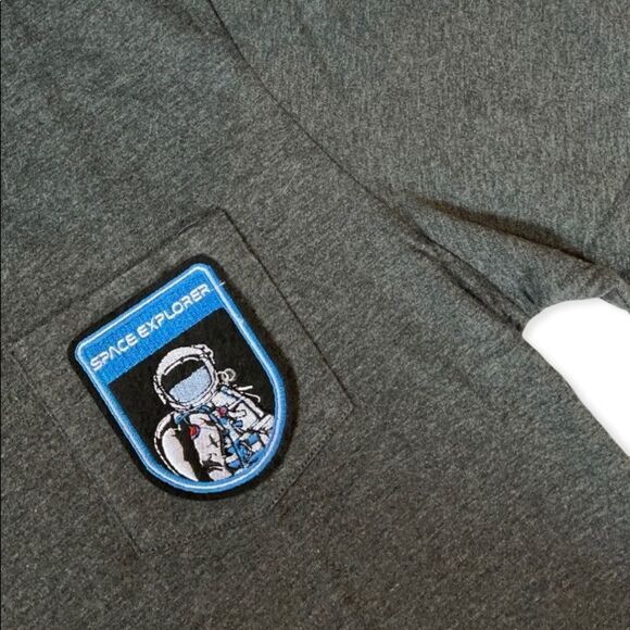 NWT Wool + Pepper Co. Space Explorer Unisex Pocket Tee - Picture 2 of 3